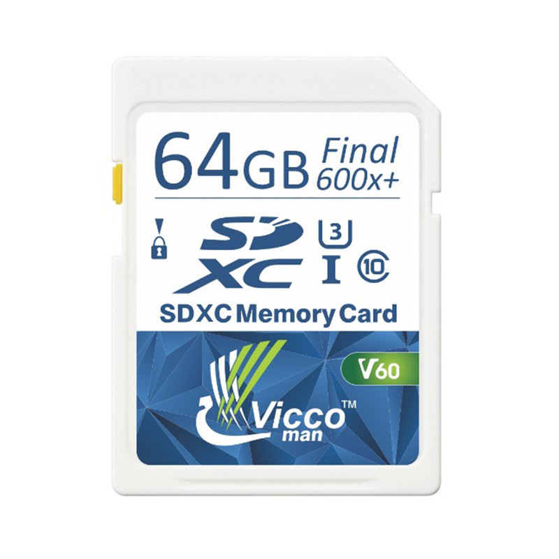 کارت حافظه SDXC ویکومن مدل Extra 600X Plus کلاس 10استاندارد UHS-I سرعت 90MB/S ظرفیت 64 گیگابایت