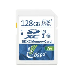 کارت حافظه SDXC ویکومن مدل Extra کلاس 10 استاندارد UHS-I  سرعت90MB/S ظرفیت 128 گیگابایت