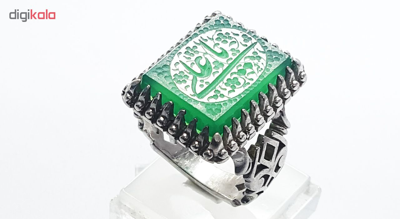 انگشتر نقره مردانه گالری احد کد 10206