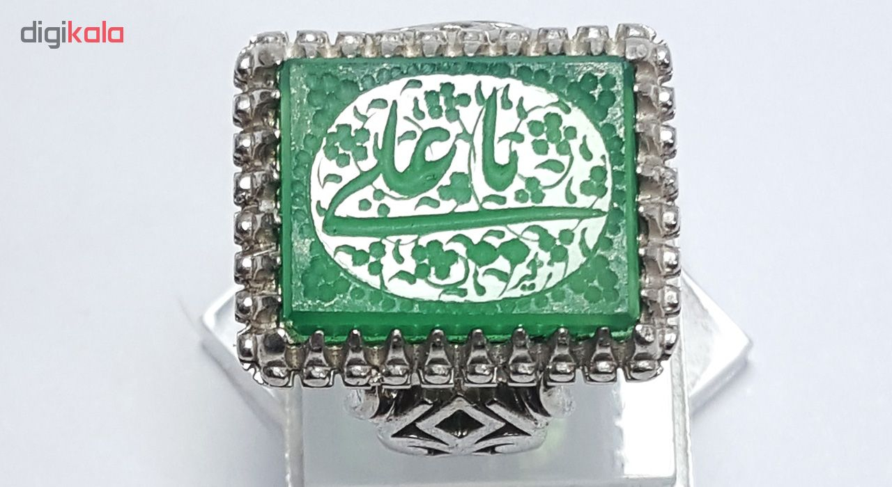 انگشتر نقره مردانه گالری احد کد 10206