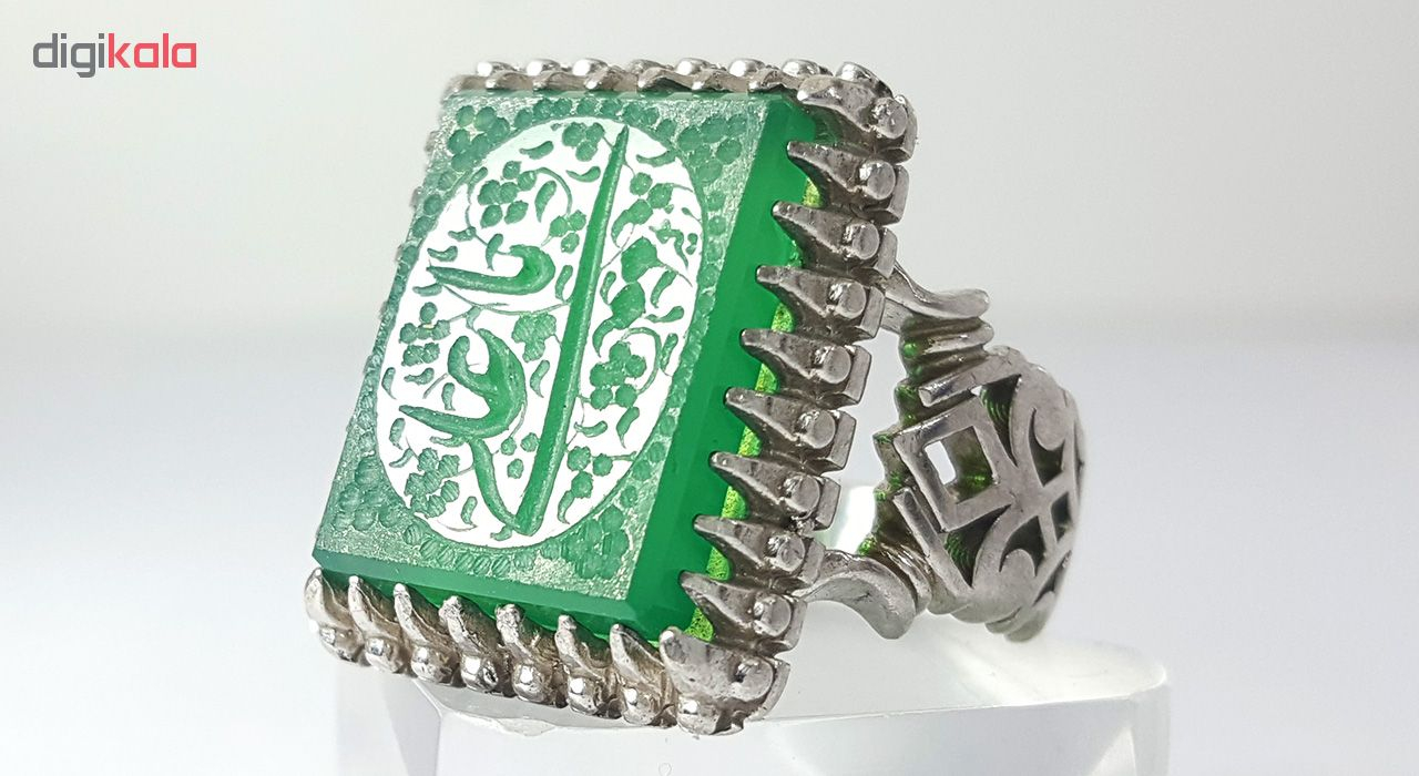 انگشتر نقره مردانه گالری احد کد 10206