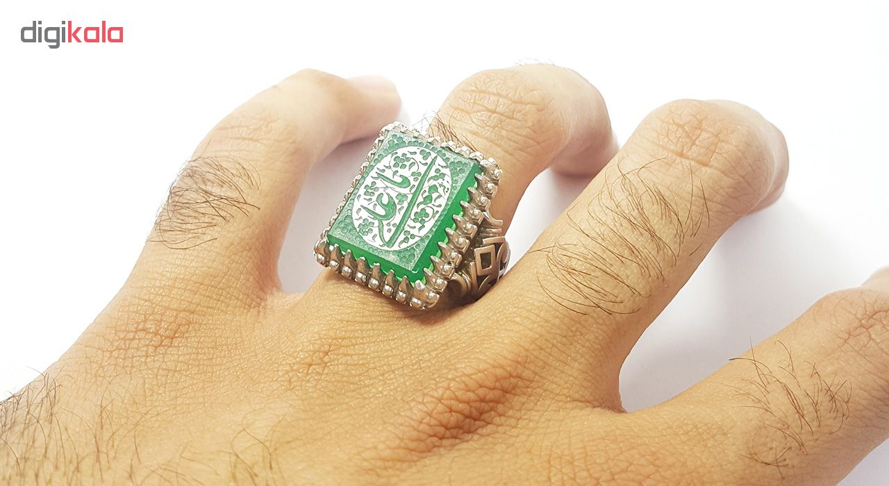 انگشتر نقره مردانه گالری احد کد 10206