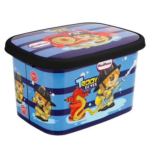 جعبه اسباب بازی کودک مدمان طرح بلک خرس آتش نشان کد2