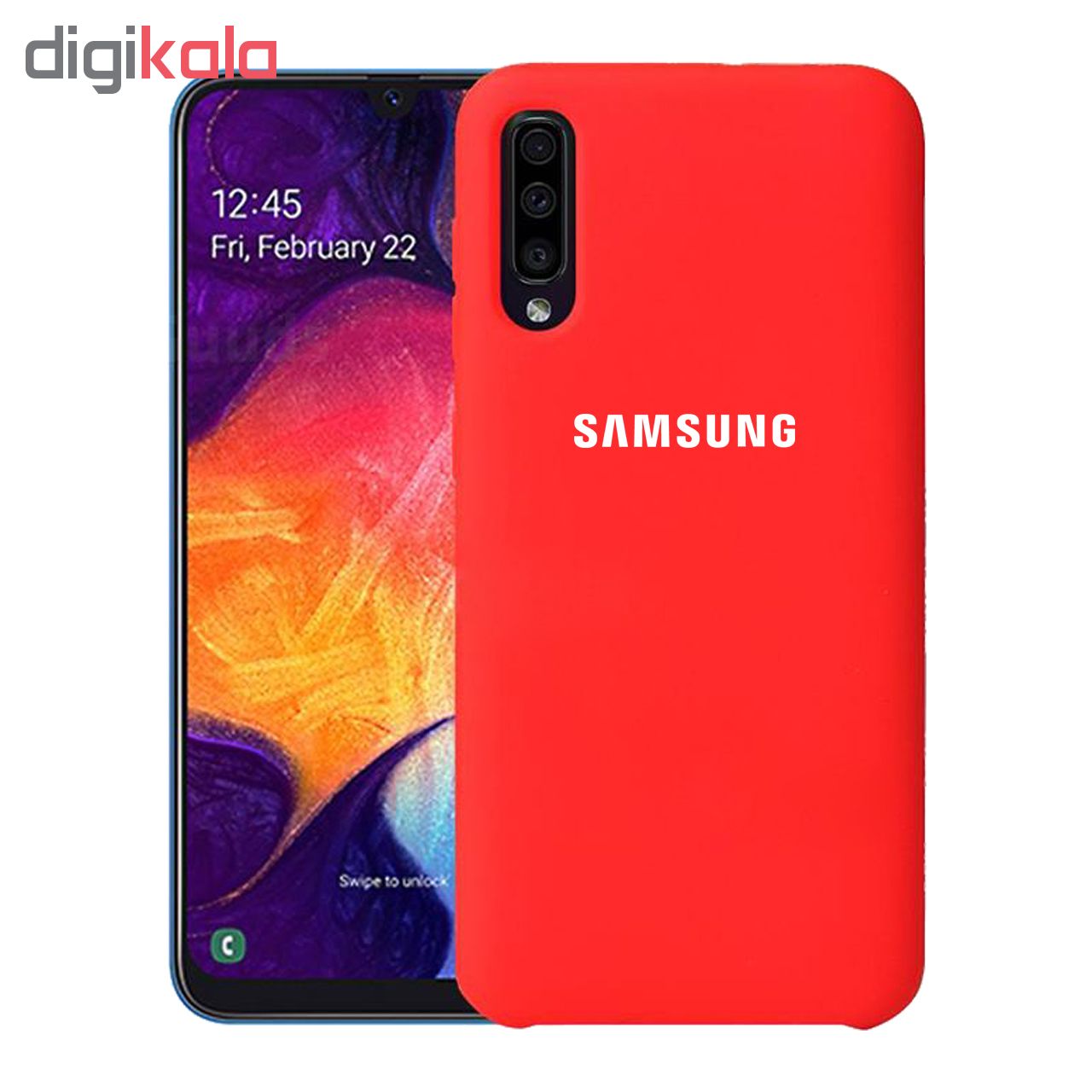 کاور سیلیکونی مدل Silky soft-touch مناسب برای گوشی موبایل سامسونگ Galaxy A50