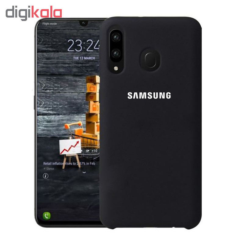 کاور سیلیکونی مدل Silky soft-touch مناسب برای گوشی موبایل سامسونگ Galaxy M30
