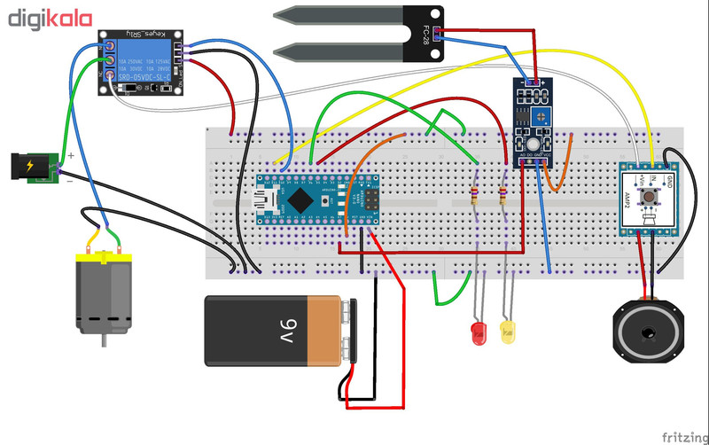 کیت آموزش الکترونیک گلخانه هوشمند سخنگو مهندسیکا مدل STK00777