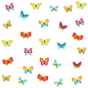 نقد و بررسی استیکر دیواری صالسو آرت مدل butterfly pattern hk توسط خریداران