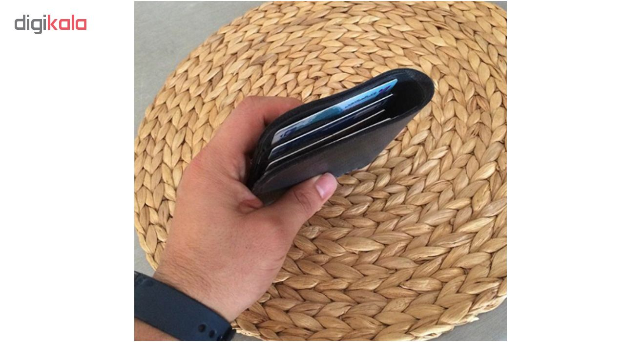 کیف پول چرمی دست دوز مردانه مدل JI/SO