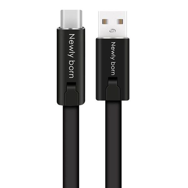 کابل تبدیل USB به USB-C نیولی بورن کیبلز مدل GA208 طول 1.5 متر کابل تبدیل USB به USB-C نیولی بورن کیبلز مدل GA208 طول 1.5 متر