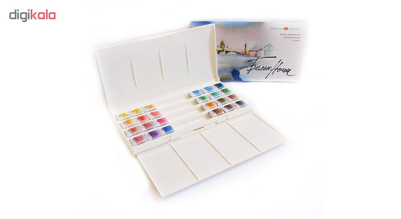 آبرنگ 24 رنگ سن پترزبورگ مدل آرتیست وایت نایت کد 1942090