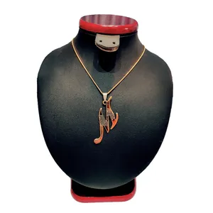 گردنبند مردانه طرح حرف M کد p88