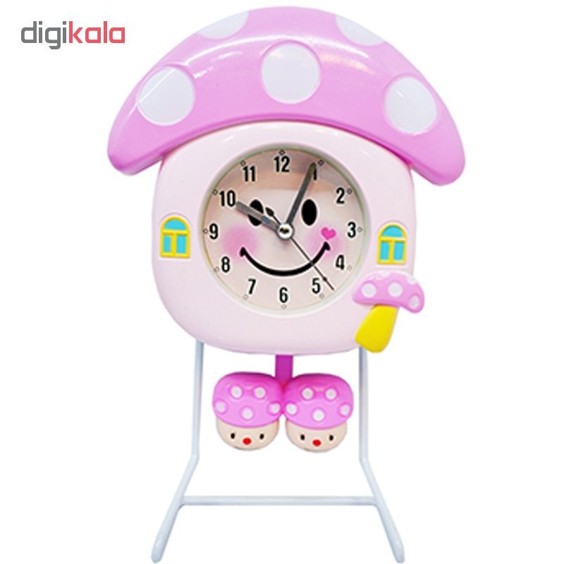 ساعت رومیزی کودک طرح قارچ کد p