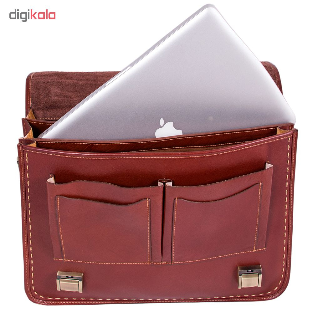 کیف اداری چرم طبیعی آدین چرم مدل DL6