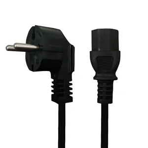 کابل برق سه پین منبع تغذیه کامپیوتر اچ پی مدل PC-250 طول 1.1 متر