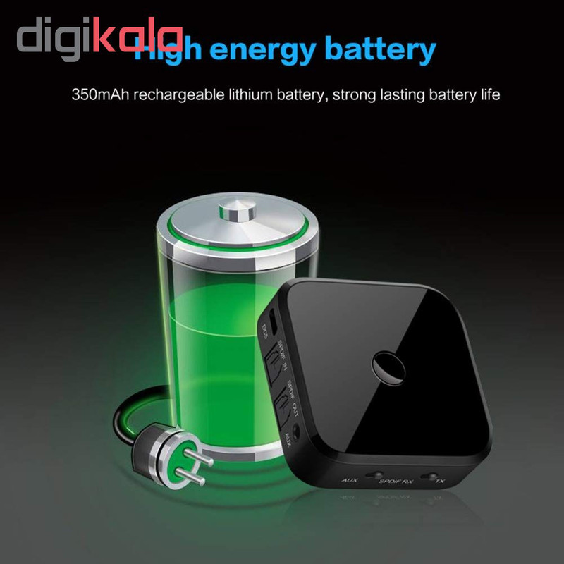 گیرنده و فرستنده بلوتوث صدا مدل TX16 گیرنده و فرستنده بلوتوث صدا مدل TX16