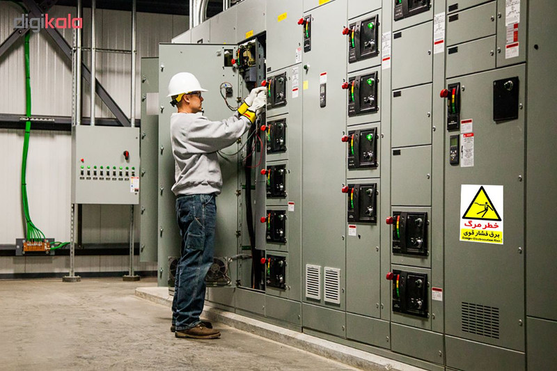 برچسب هشدار دهنده چاپ پارسیان طرح خطر مرگ برق فشار قوی بسته 2 عددی