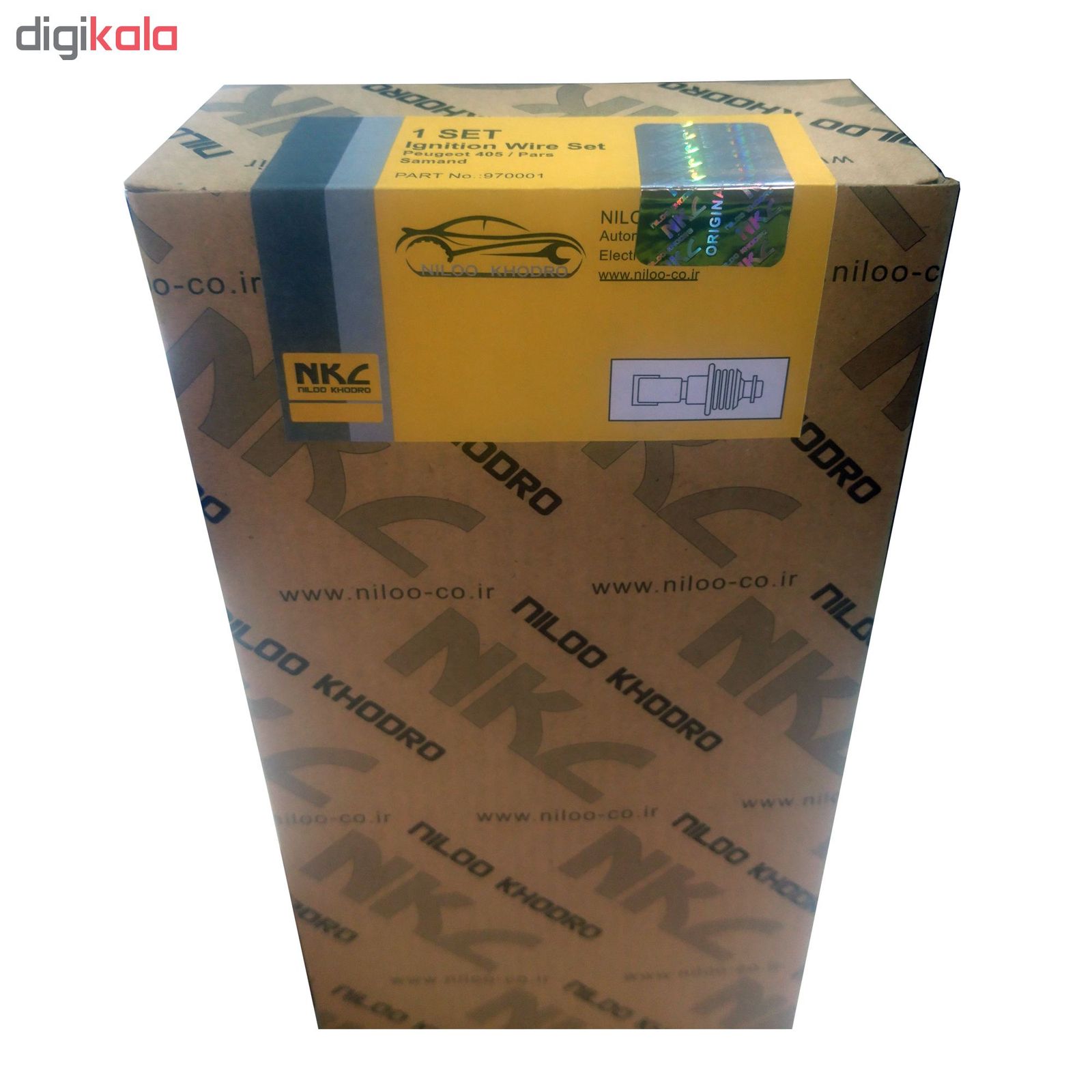 وایر شمع نیلو خودرو کد 001 مناسب پژو 405 و سمند و پارس بسته 4 عددی main 1 6