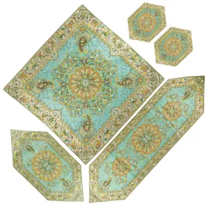 رومیزی ترمه طرح ابریشم مدل 7COLOUR