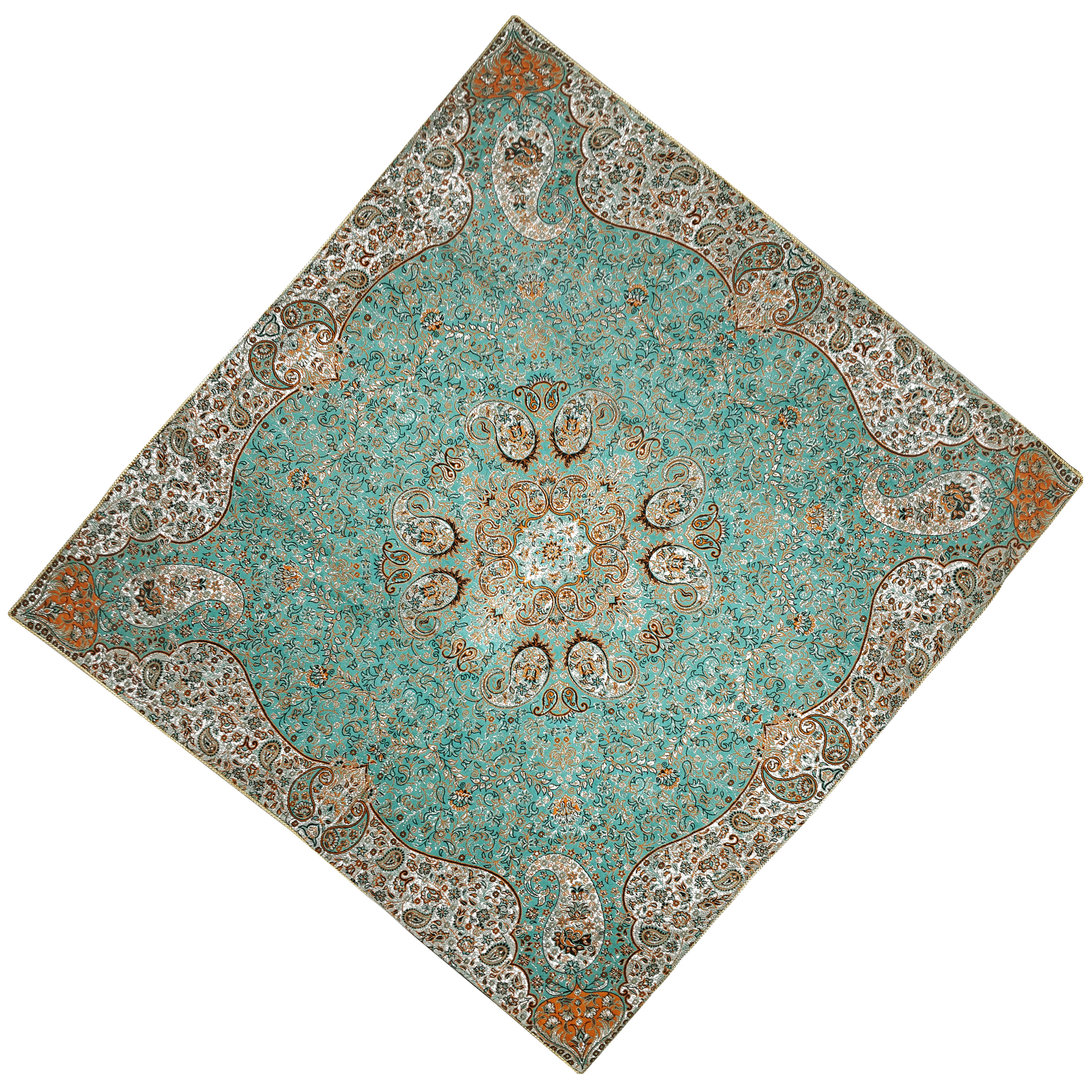 رومیزی ترمه طرح سالار مدل SABZABI1/1CH