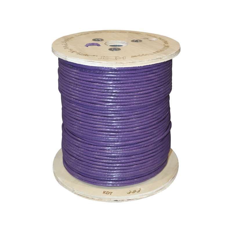 کابل شبکه Cat 6 UTP کی دی تی مدل A6U طول 500 متر