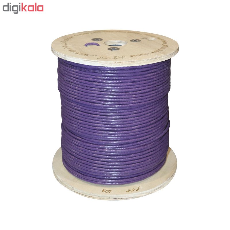 کابل شبکه Cat 6 UTP کی دی تی مدل A6U طول 500 متر