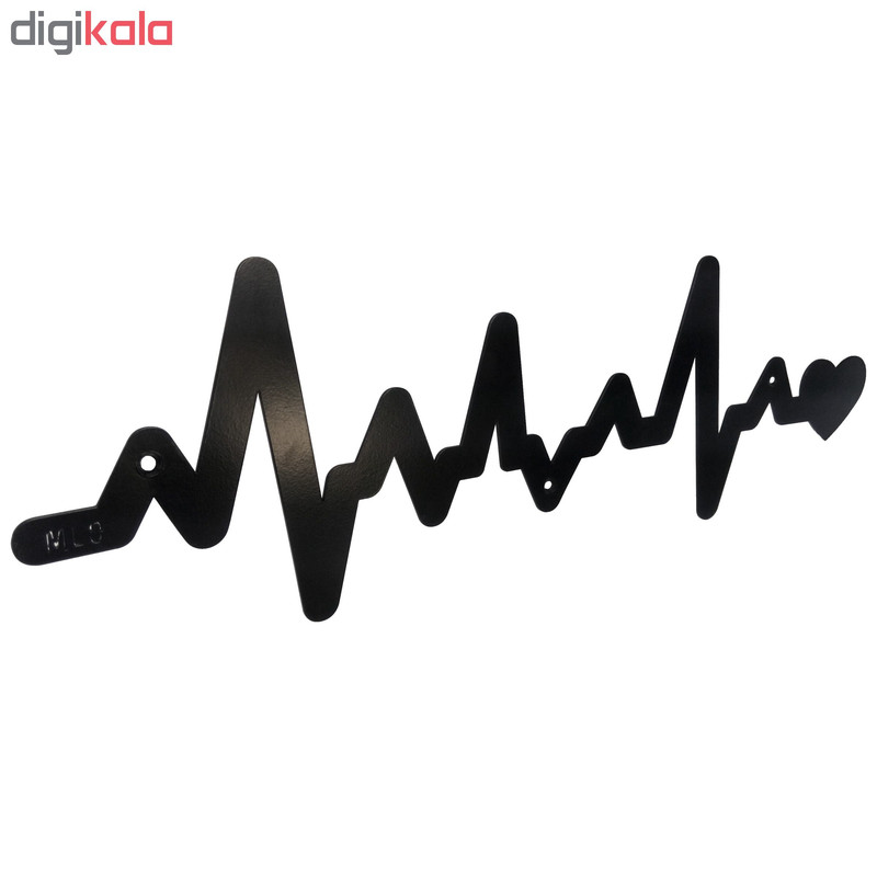 آویز لباس ملو طرح ضربان کد KMH79