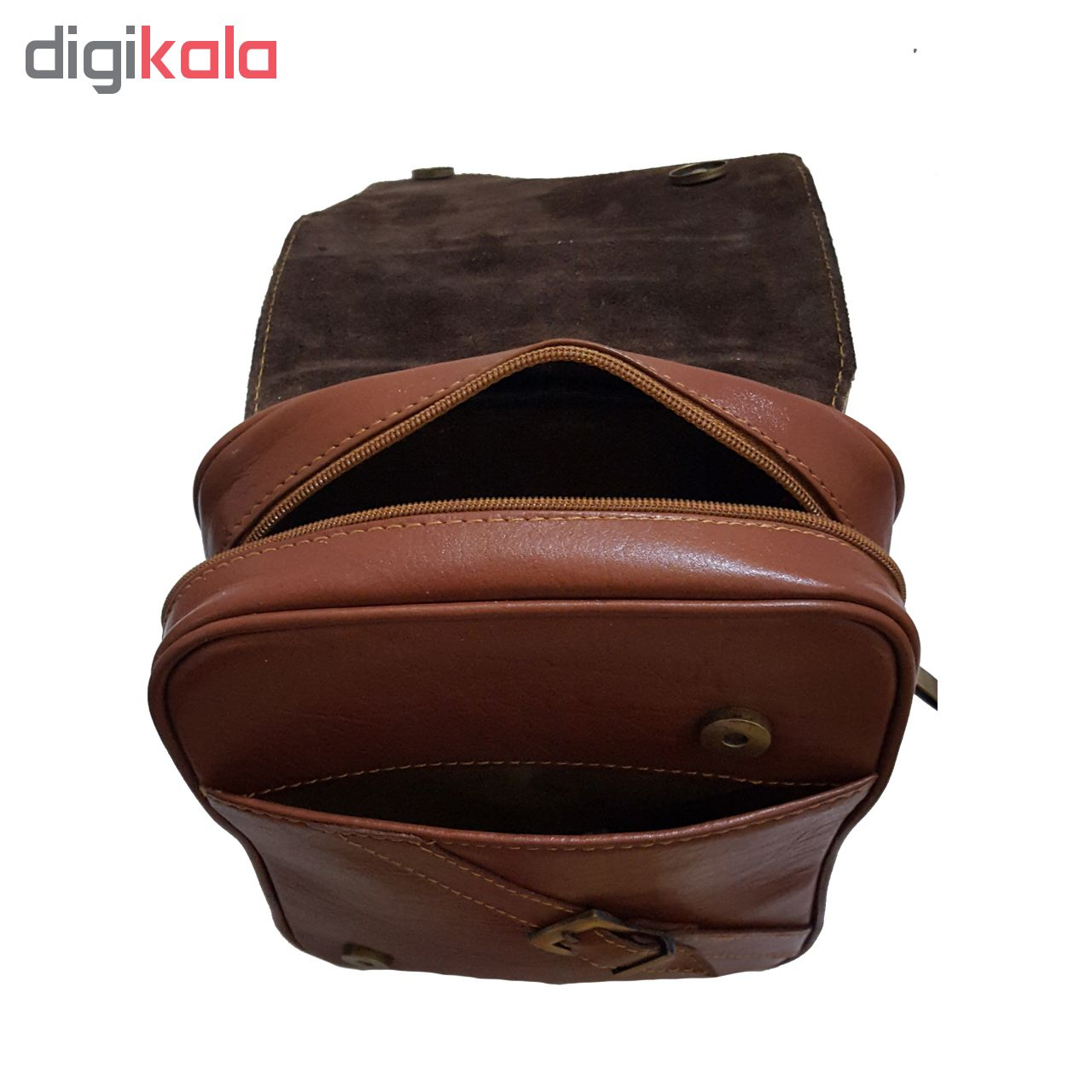 کیف رودوشی مردانه چرم زانکو مدل KD-900 کیف رودوشی مردانه چرم زانکو مدل KD-900