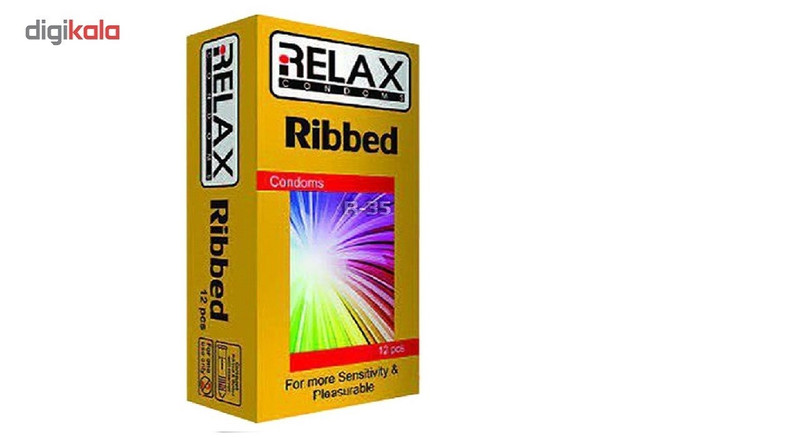 کاندوم ریلکس مدل RIBBED کد R36 بسته 12 عددی