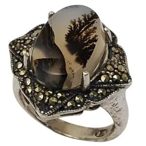 انگشتر نقره زنانه گالری احد کد 10082