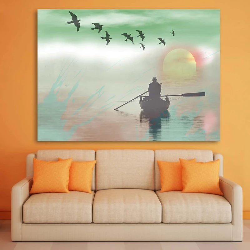 تابلو شاسی طرح قایقران مدل Miscellaneous 0095