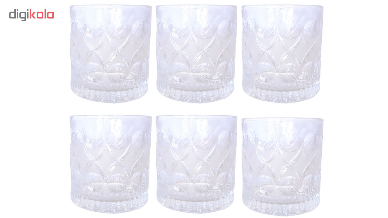 لیوان مدل آنجلیکا 215 بسته 6 عددی