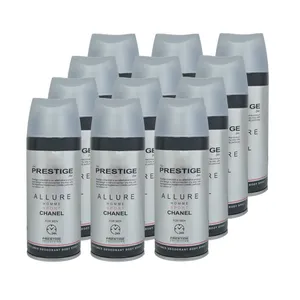 اسپری خوشبو کننده بدن مردانه پرستیژ مدل Chanel Allure Homme Sport حجم 150 میلی لیتر مجموعه 12 عددی