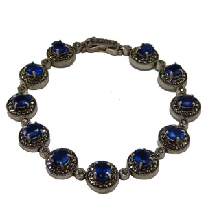 دستبند نقره زنانه کد 50007