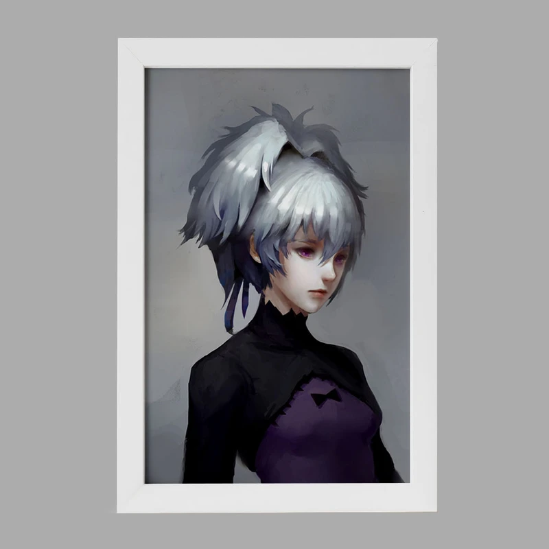 تابلو خندالو مدل یین انیمه تاریکتر از سیاهی کد 23454