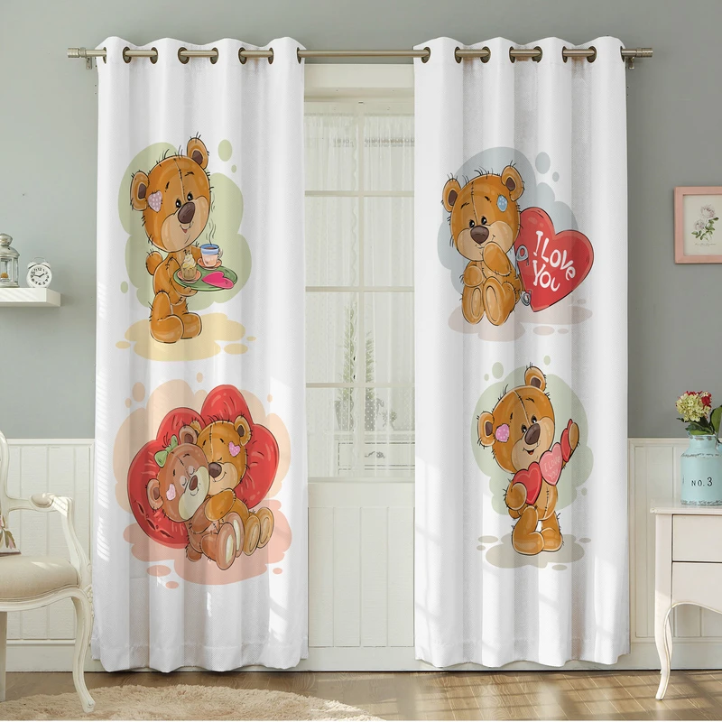 پرده نیروانا طرح  کودک مدل هازان کد 4141 سایز 140×280 سانتی متر