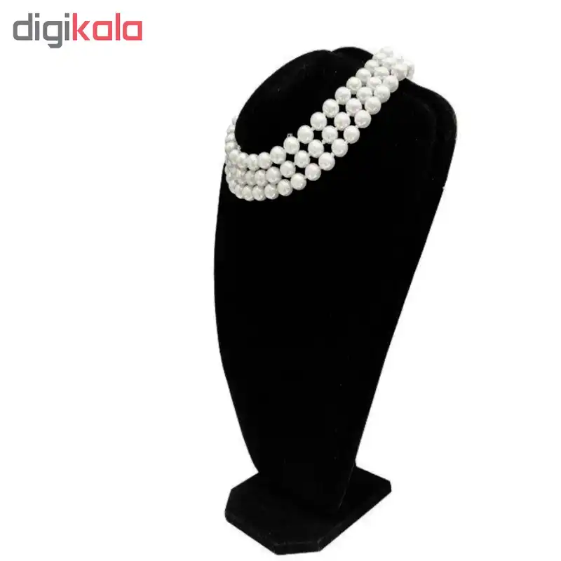 گردنبند زنانه طرح مروارید مدل کلاسیک طول 150 سانت Pl856