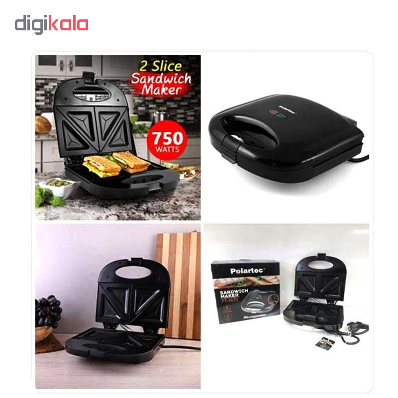 ساندویچ ساز پلارتک مدل pt-3635 کد 100000186