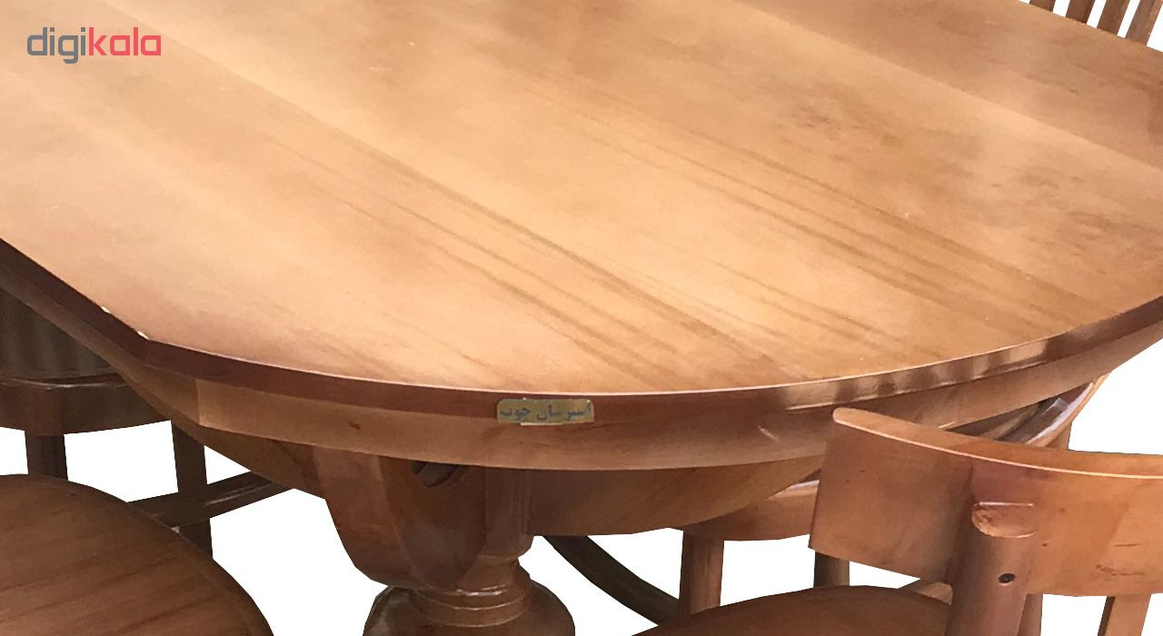 میز و صندلی ناهار خوری اسپرسان چوب مدل SM34