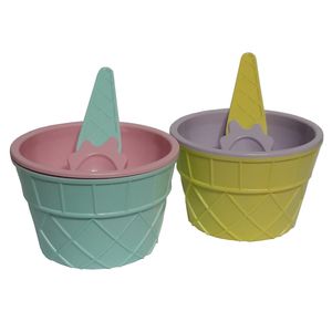 نقد و بررسی ست بستنی خوری 4 پارچه لوکس پلاستیک سری Qlux کد 612 توسط خریداران