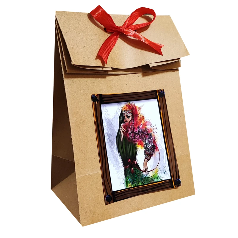 ساک هدیه مدل بهار و نوروز مجموعه 2 عددی