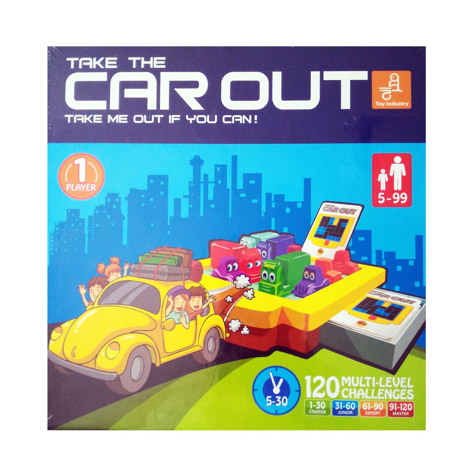 بازی فکری فکرانه مدل car out -  - 3