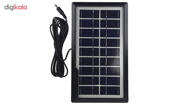 سیستم روشنایی و پاوربانک خورشیدی و اسپیکر جی دی پلاس مدل GD-8028COB