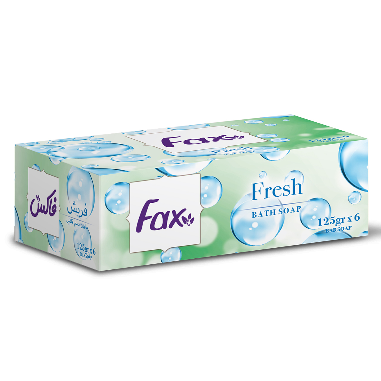 صابون فاکس مدل Fresh بسته 6 عددی