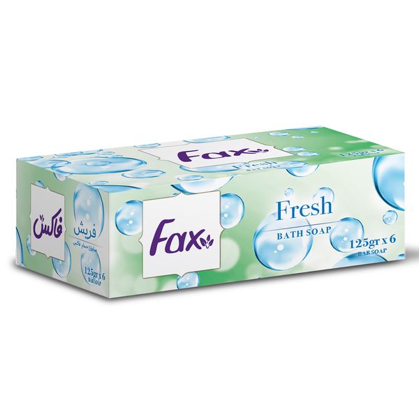 صابون فاکس مدل Fresh بسته 6 عددی صابون فاکس مدل Fresh بسته 6 عددی