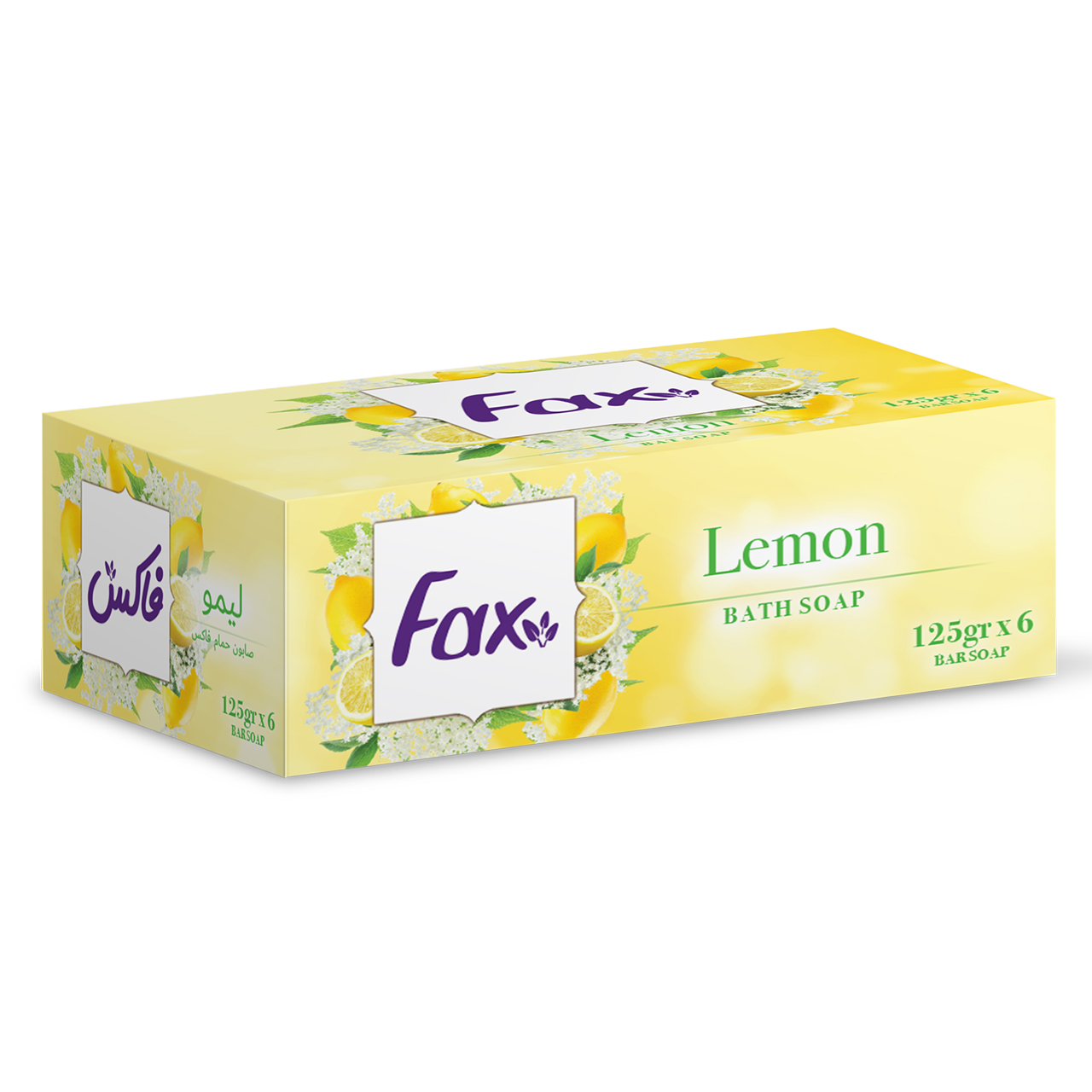 صابون فاکس مدل Lemon بسته 6 عددی