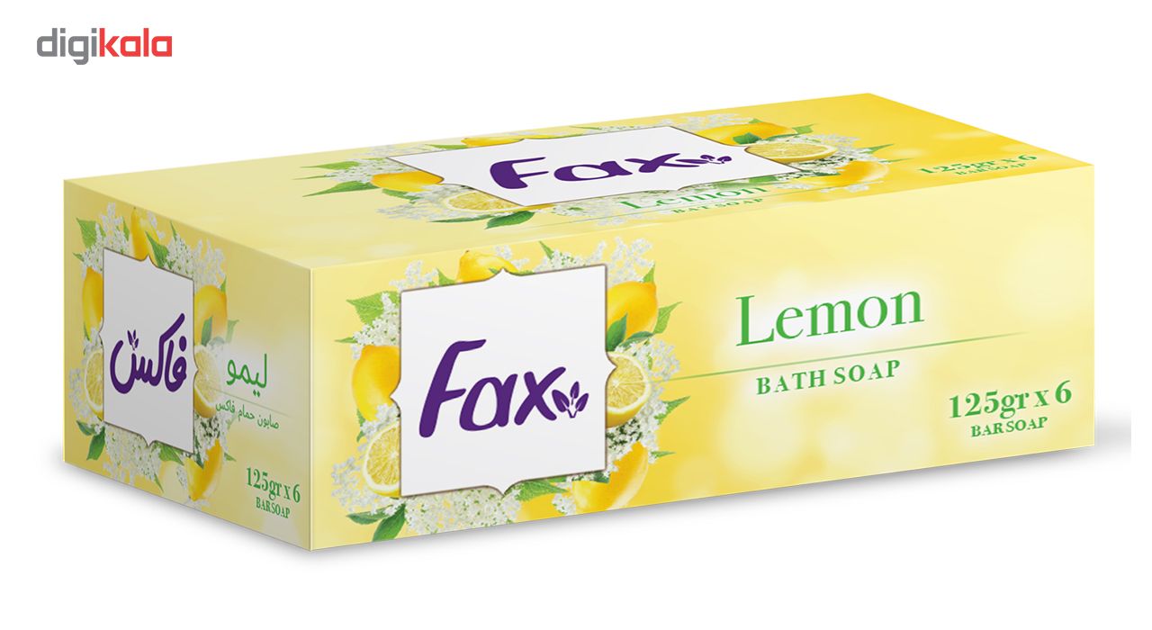 صابون شستشو فاکس مدل Lemon تحت لیسانس بسته 6 عددی -  - 2