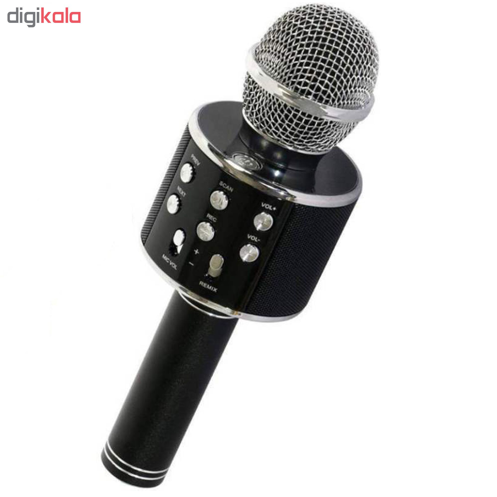 میکروفن بلوتوث وستر مدل WS-858 میکروفن بلوتوث وستر مدل WS-858