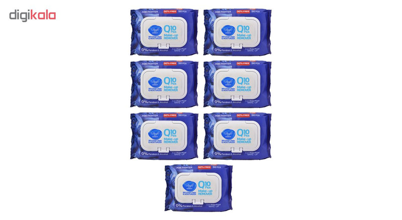 دستمال مرطوب دافی مدل 1 Q10 Age fighter مجموعه 7 عددی