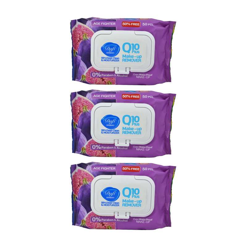 دستمال مرطوب دافی مدل A2 Q10 مجموعه 3 عددی