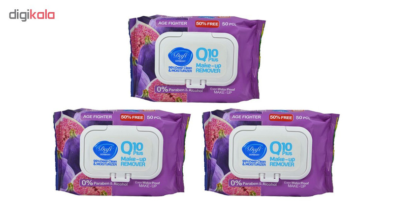 دستمال مرطوب دافی مدل A2 Q10 مجموعه 3 عددی